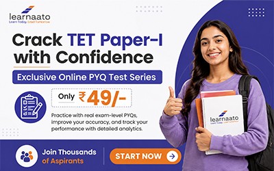 TET Paper-I Online PYQ Test Series | Only ₹49 | Learnaato